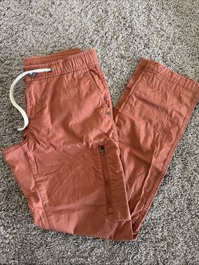 Vuori Ripstop Rust Orange Cargo Pants size XS